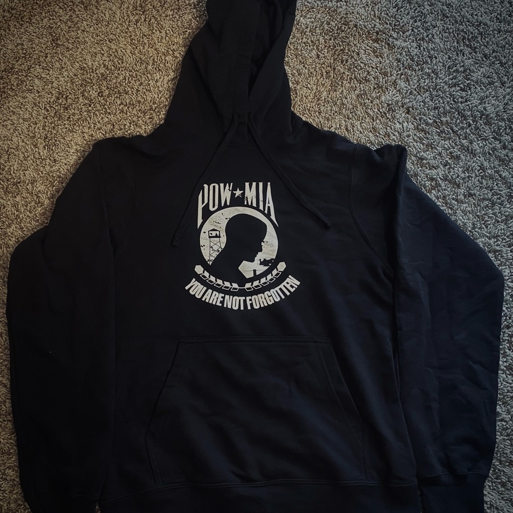Black POW MIA Hoodie